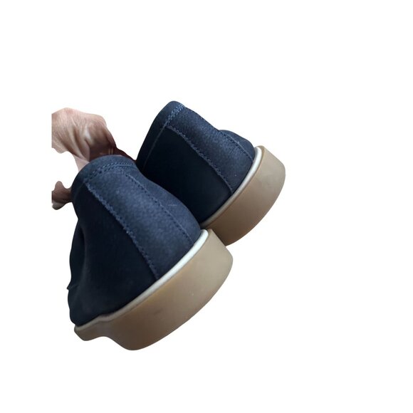 JOHN LONDON Blue Suede Leather Loafers Flats Size US 11 - Picture 8 of 8